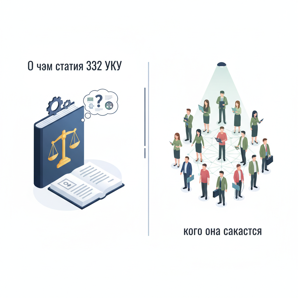 О чём статья 332 УКУ и кого она касается — иллюстрация к статье «332 кку украины»